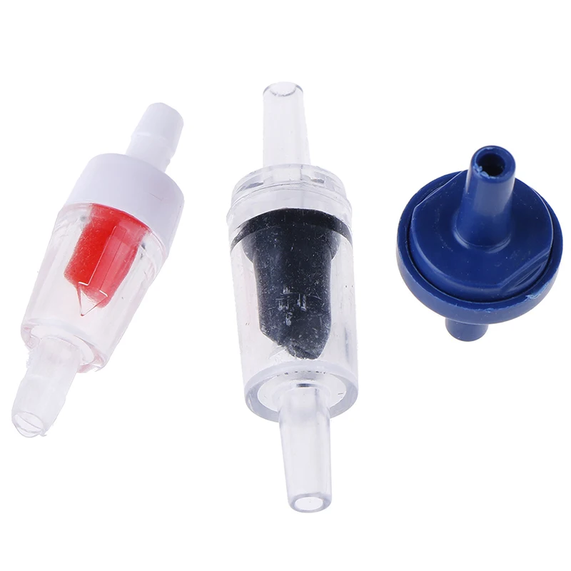 5pcs Aquarium Non-Return Check Valves Fish Tank Air Pump CO2 Diffuser Water
