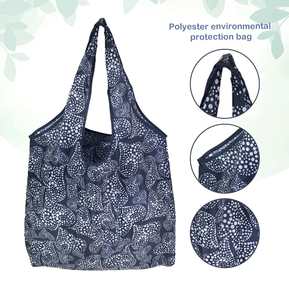 Eco-Friendly Reusable Folding Shoulder Tote Bag
