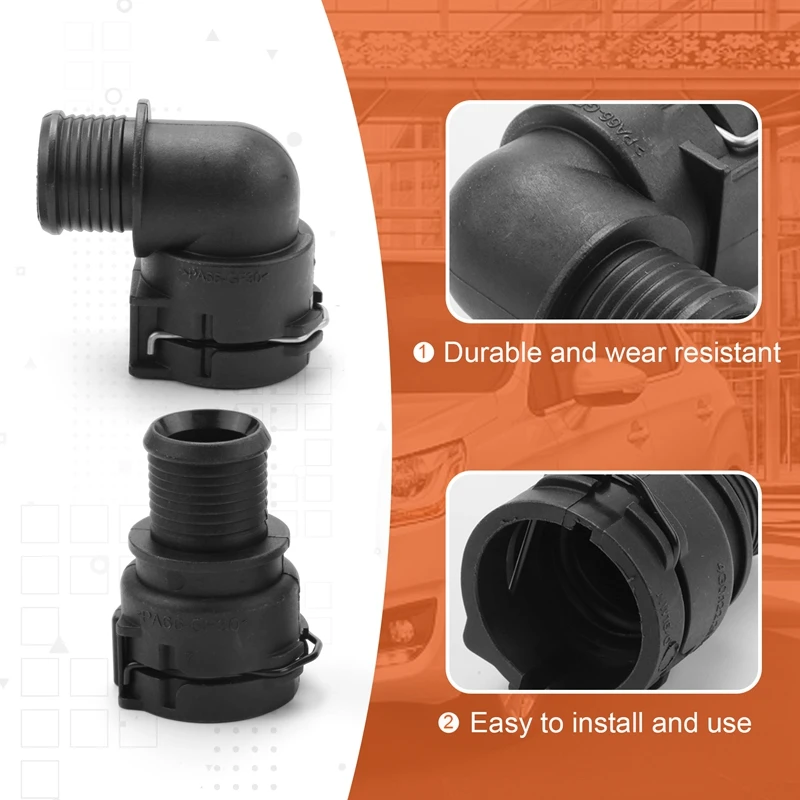 1 Set Heater Inlet Hose Connector Plug 95089363 95089364 For Chevrolet Sonic Trax Tracker Buick Encore Opel Mokka