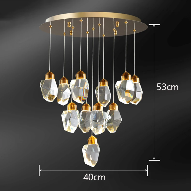 Description Picture 5 of itemhome decorationPendant lights, luxury crystal living room chandelier, dining room Pendant lamp, ceiling light, indoor lighting