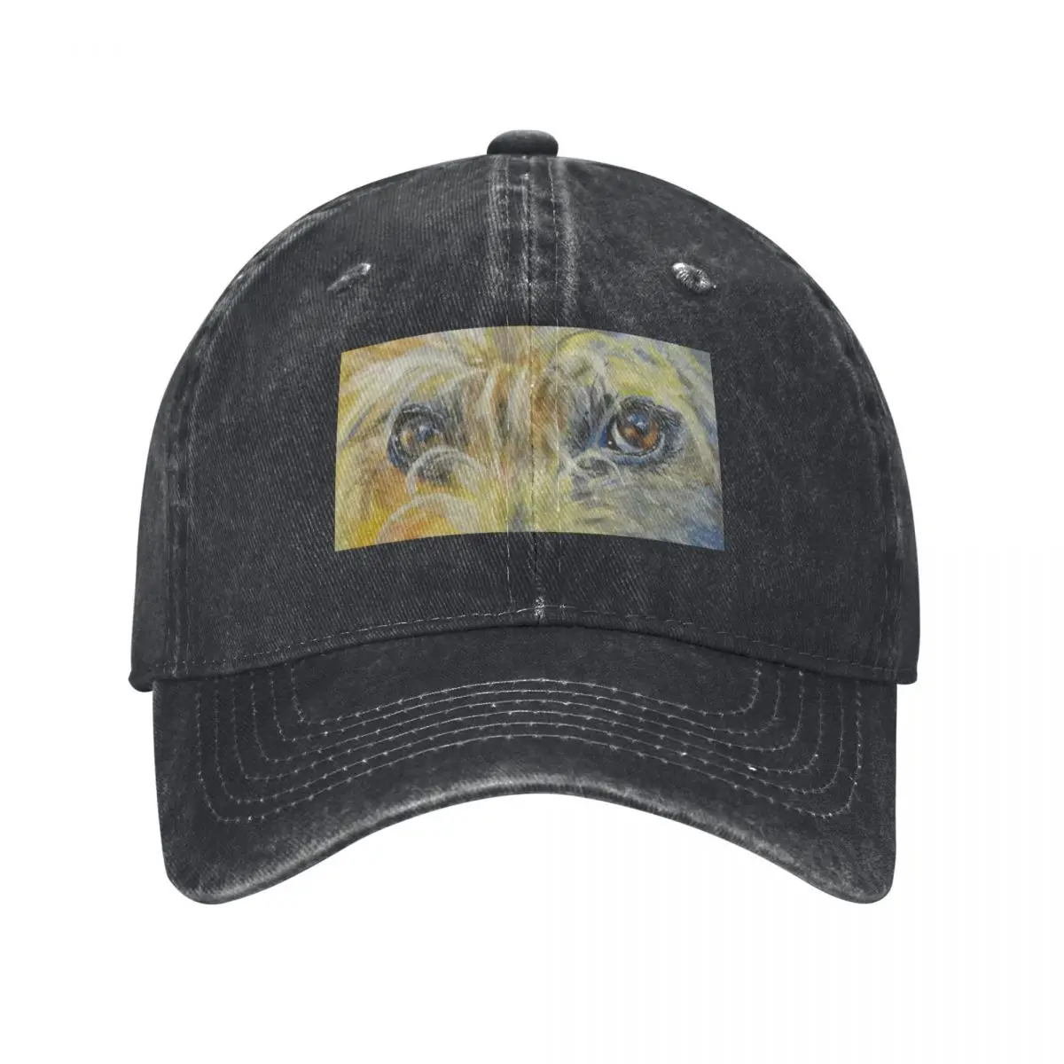 

Эти глаза красивые Canine Eyes бейсболки винтажные джинсовые потертые головные уборы унисекс стиль уличные беговые шапки