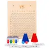 Wooden Math Multiplication Board Montessori Counting Toy Kids Early Learning Educational Toys Interactive Game for Children Gift 2