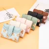 Women Short Wallets PU Leather Female Bifold Purses Cute Bear Card Holder Wallet for Girl Small Zipper Wallet with Coin Purse 4