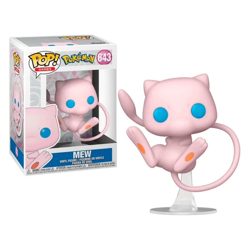 Funko POP-Poupées en vinyle Pikachu pour enfants, figurine en PVC, modèle de jouet, cadeau, Eevee #577, Raichu #643, Charizard #645, Mew #843, nouveau