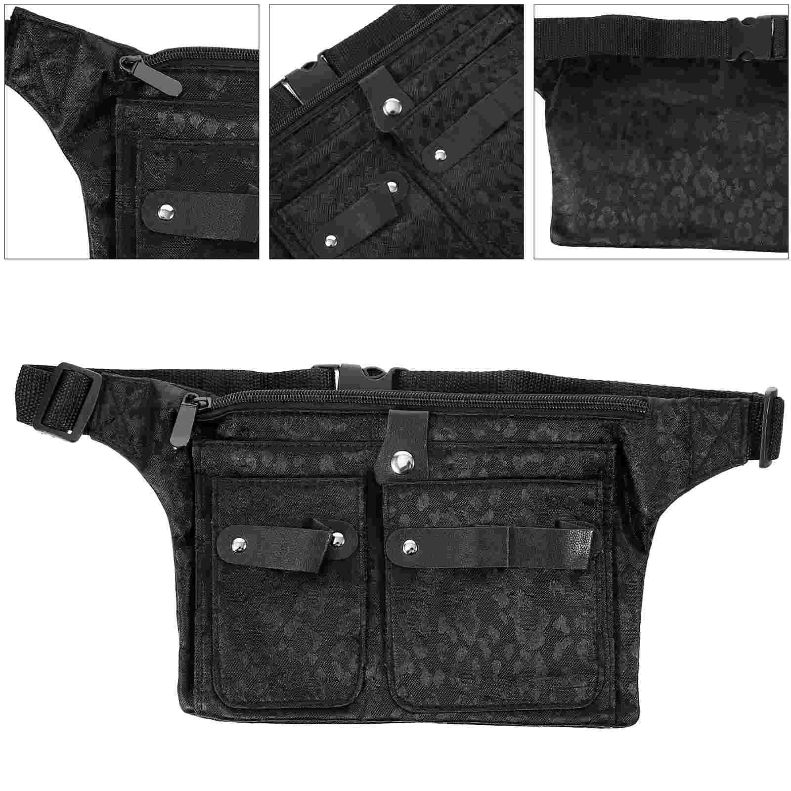 

Scissors Fanny Pack Hairdressing Tool Holder Kit Pocket Waist Bag Professional Clippers for Barbers Pouch Major