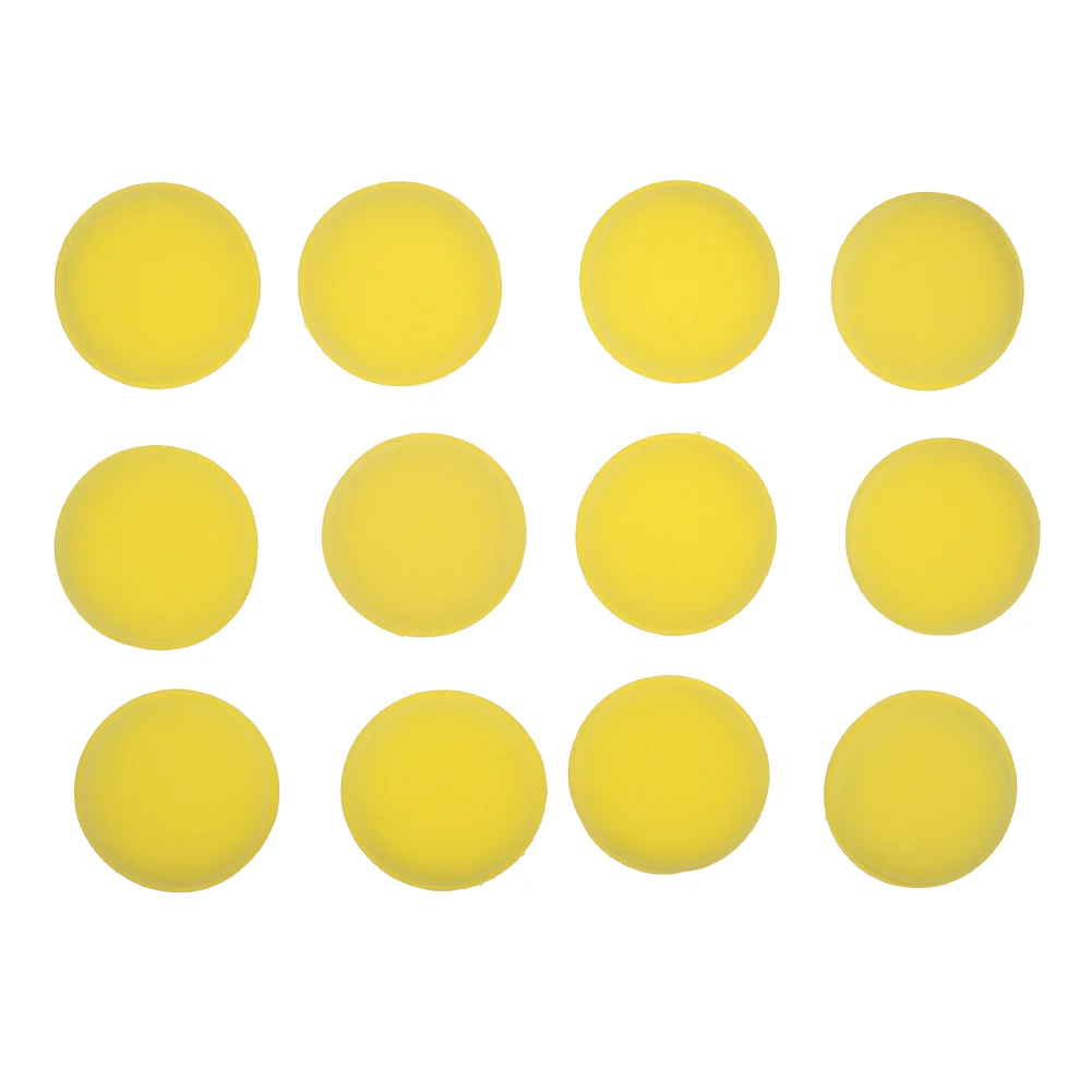 Yellow Foam Car Waxing Pads Applicator Polish Sponge