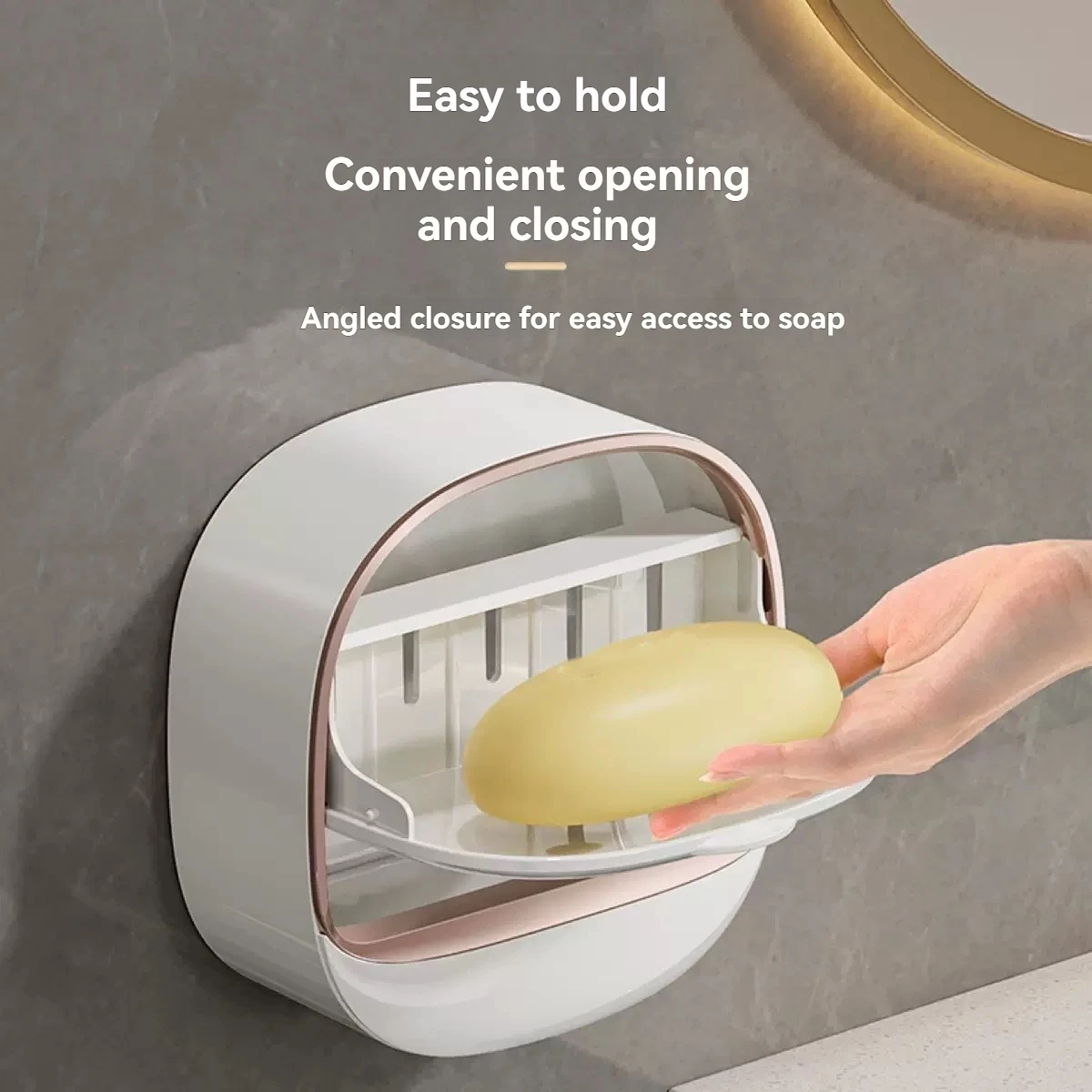 Waterproof Hanging Soap Holder with Drainage 4