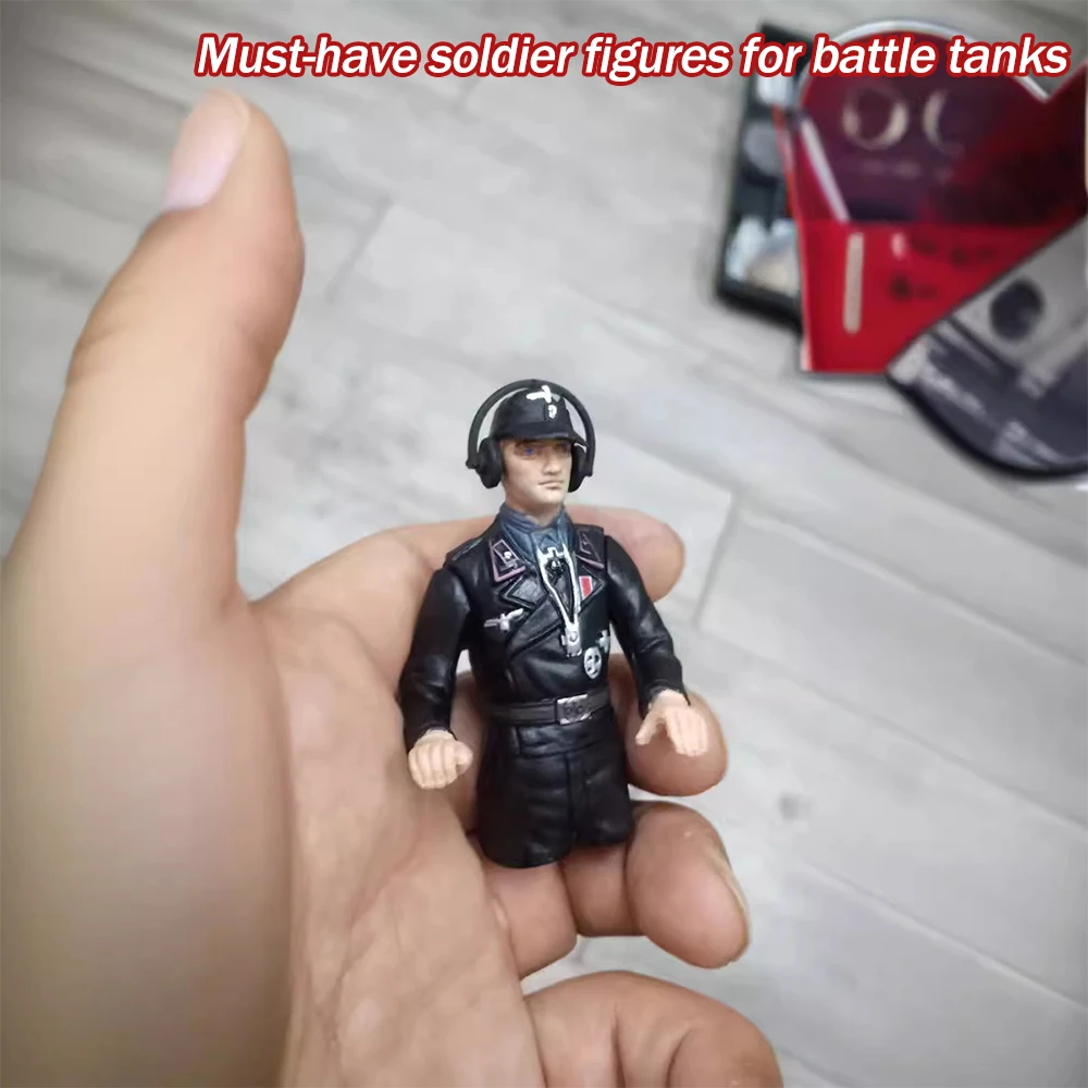 Figurine Soldat 1/16 pour Char RC - 3 Couleurs Disponibles