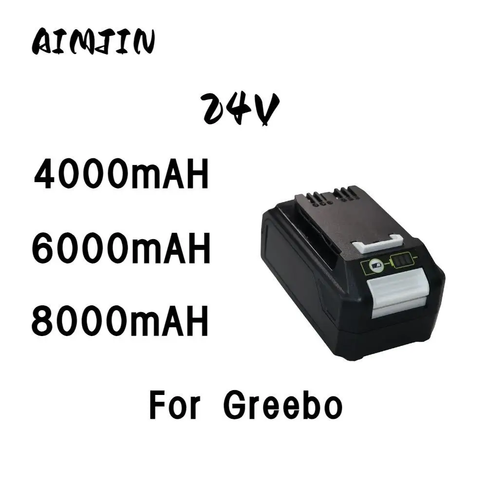 

AIMJIN 4000AH/6000Ah/8000AH 24V Lithium Ion Battery For Greenworks Electric Tools The Original Product is 100% Brand New