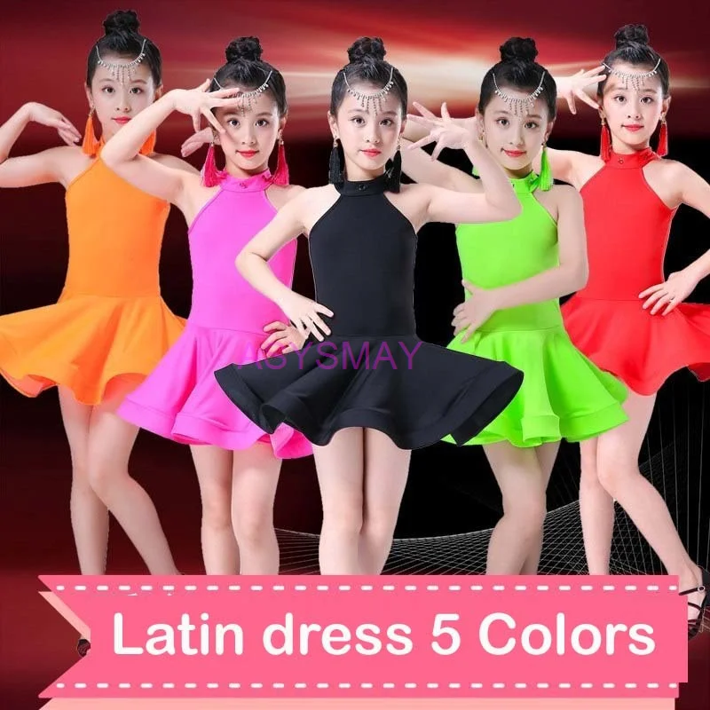 DANCE QUEEN 2335 Kid Mint Mambo Bow Custom Latin Dress