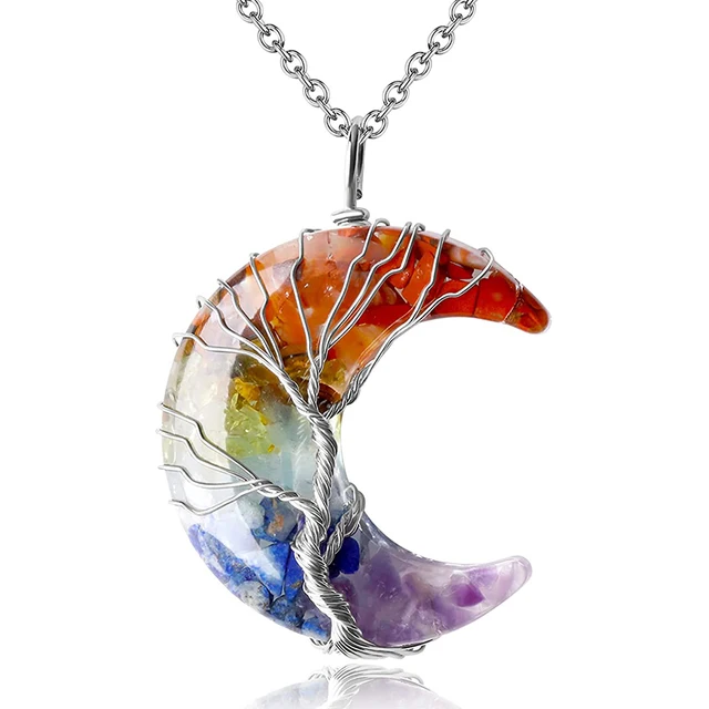 Discover the 7 Chakras Tree of Life Necklace: A Stunning Piece of Reiki Healing Jewelry