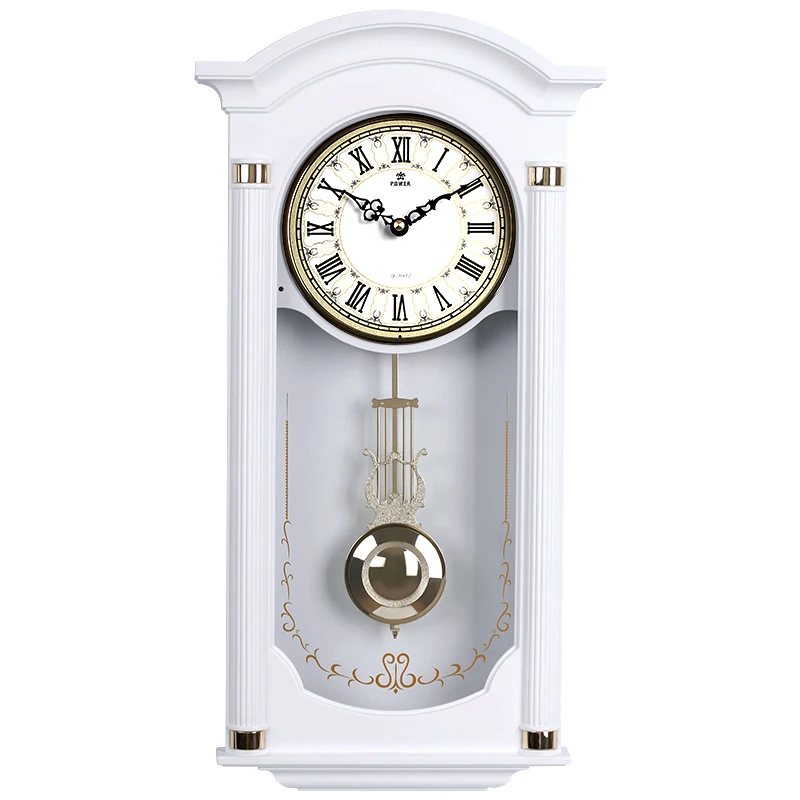 Chinese Large Wall Clock Retro Shabby Chic Wall Pendulum Clocks A  
