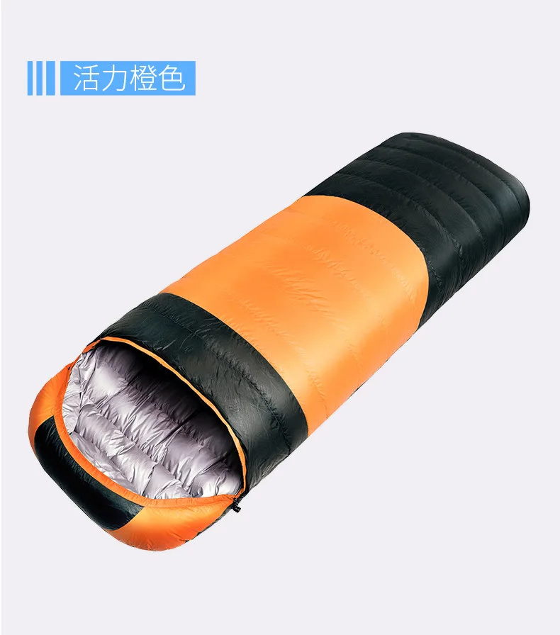 Camcel Ultralight Camping Sleeping Bag Envelope White Duck Down Goose Down Super Warm 2300G/2600G