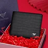Men Wallets Fashion Short Design Card Holder Men Leather Purse Solid Coin Pocket High Quality Male Purse 6