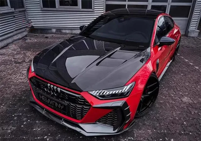 For Audi A7 S7 C8 2020 2021 2022 2023 Real Carbon Fiber Bonnet 