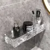 Punch Free Bathroom Storage Rack Plastics Water Ripple Wall Storage Rack Thickening Shower Gel Storage Rack Bathroom 4