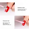 Silicone Nail Art Tweezers With Pressing Head Double Ended Nail Stickers Rhinestones Pick Up Clip Makeup Eyelash Extension Tools 3