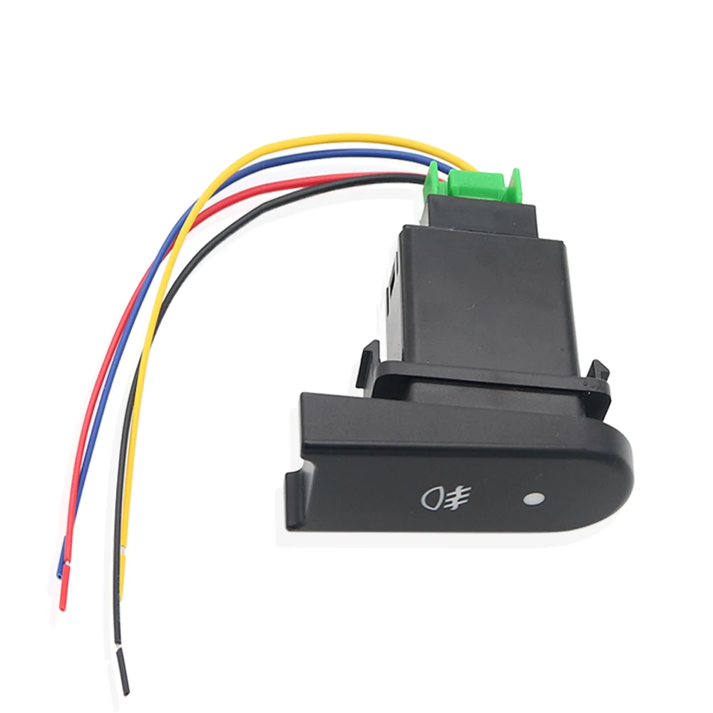 

YSY 1Pcs TS-19 Dual Push On Off Switch Button LED Light bar Fog Light Switch For Hyundai