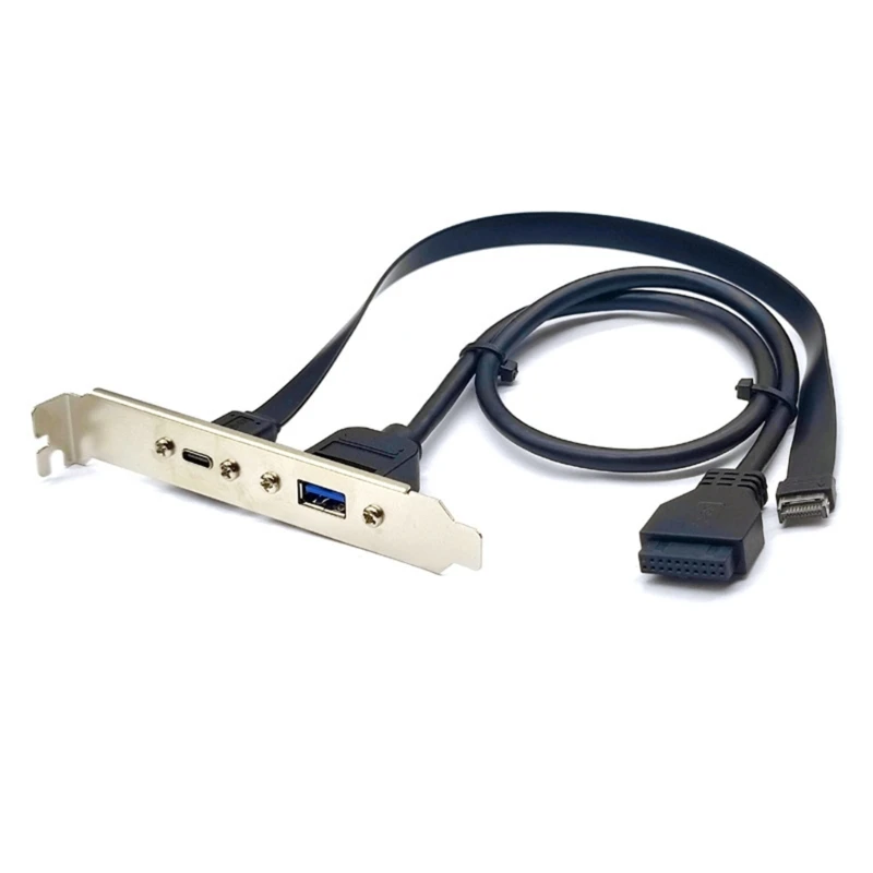 

Разъем USB3.2 на передней панели типа E — гнездовой кабель USB C Быстрая передача данных и удобный монтаж на корпусе