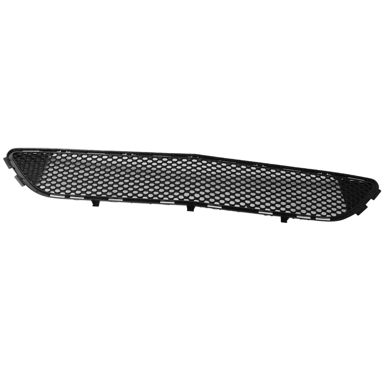 Car Exterior Accessories Car Grill Mesh Grille Braces Front Bumper Lower Grille 2048850153 High Strength Protective Sturdy Center Mesh Grill for C‑Class W204 Amg Line 2008 To 2011