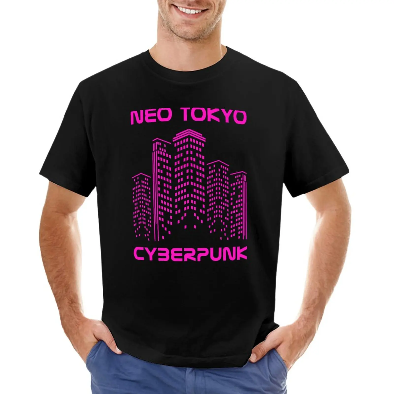 

Neo Tokyo /// Cyberpunk T-Shirt korean fashion custom t shirts design your own black t-shirts for men