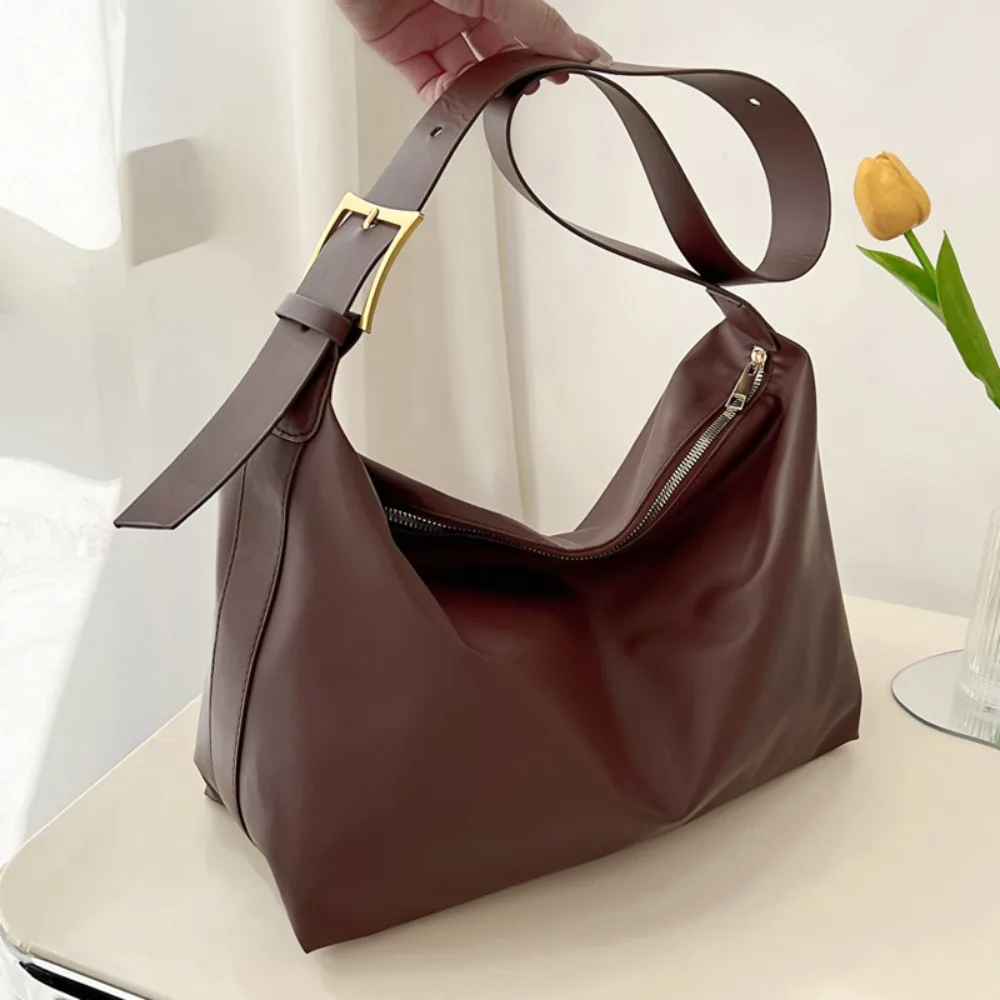Heißer Verkauf pu Leder Umhängetasche trend ige große Kapazität Achsel Tasche lässig Umhängetasche Party – Detail 8