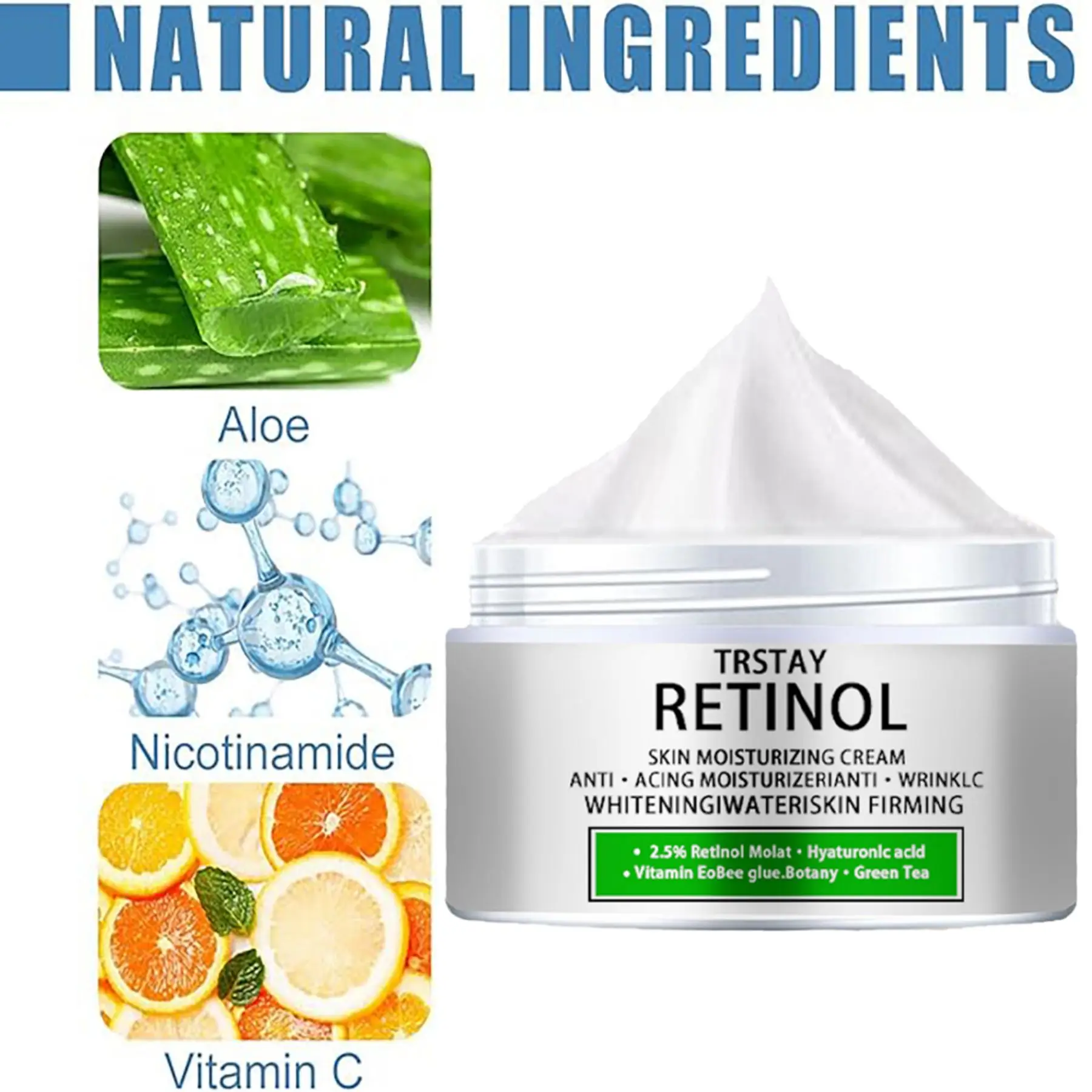 TRSTAY RETINOL SKIN MOISTURIZING CREAM Firming, stabilizing, and moisturizing the skin 3