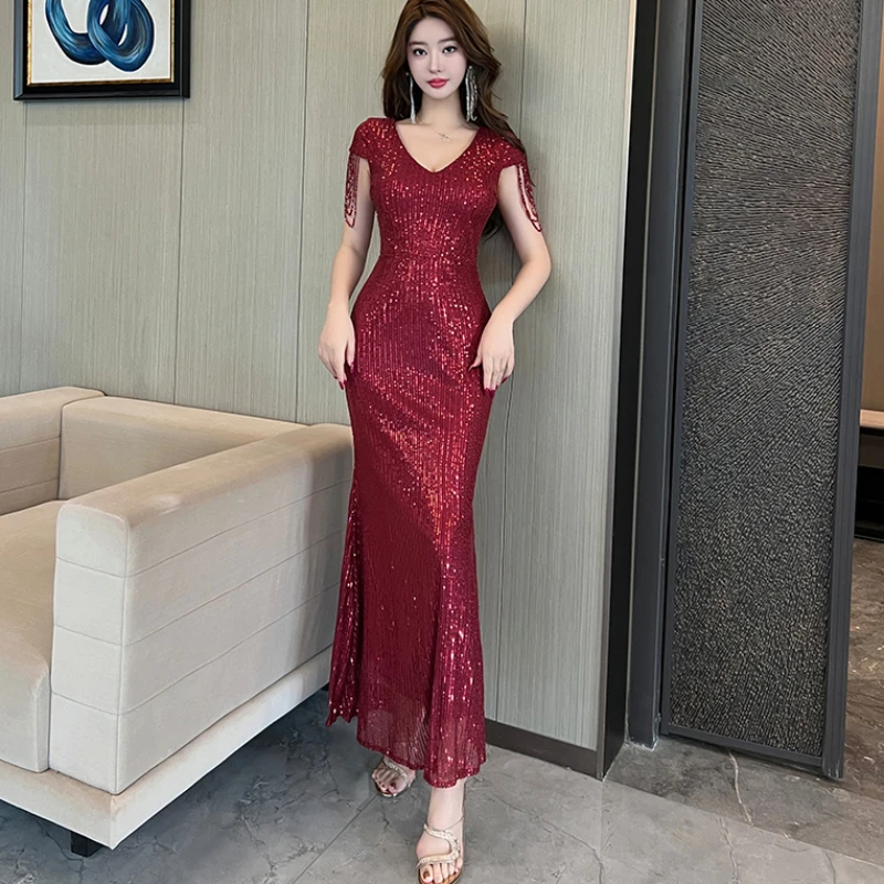 green emerald velvet dress Red Thin Straps Cutout Fit and Flare Designer Prom Dress