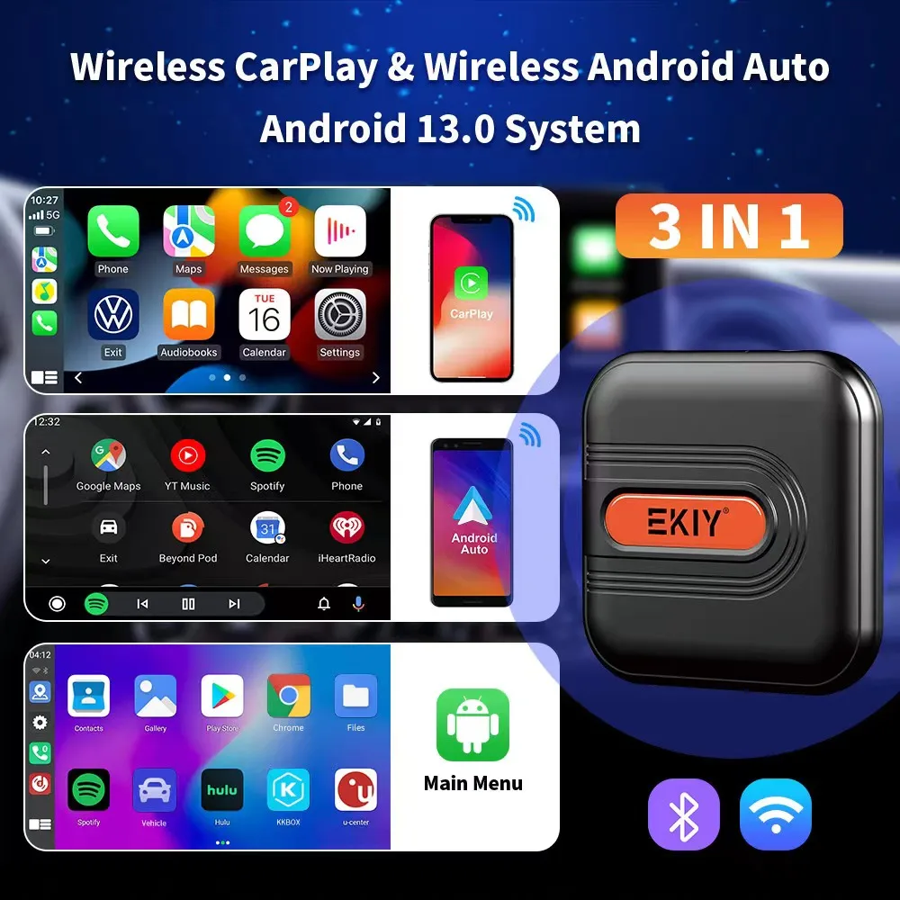 EKIY  ī÷ Ai TV ڽ, QCM6125, 8 ھ, ȵ̵ 13, 8 + 128GB, ȵ̵  , ø, 4G LTE, GPS ÷ 