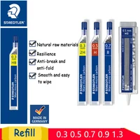 1pc Staedtler 250 Mechanical Pencil Lead Super Fine Anti-cracking 0.3/0.5/0.7/0.9/1.3 2H/H/HB/B Mars Micro Carbon Polymer Refill 1