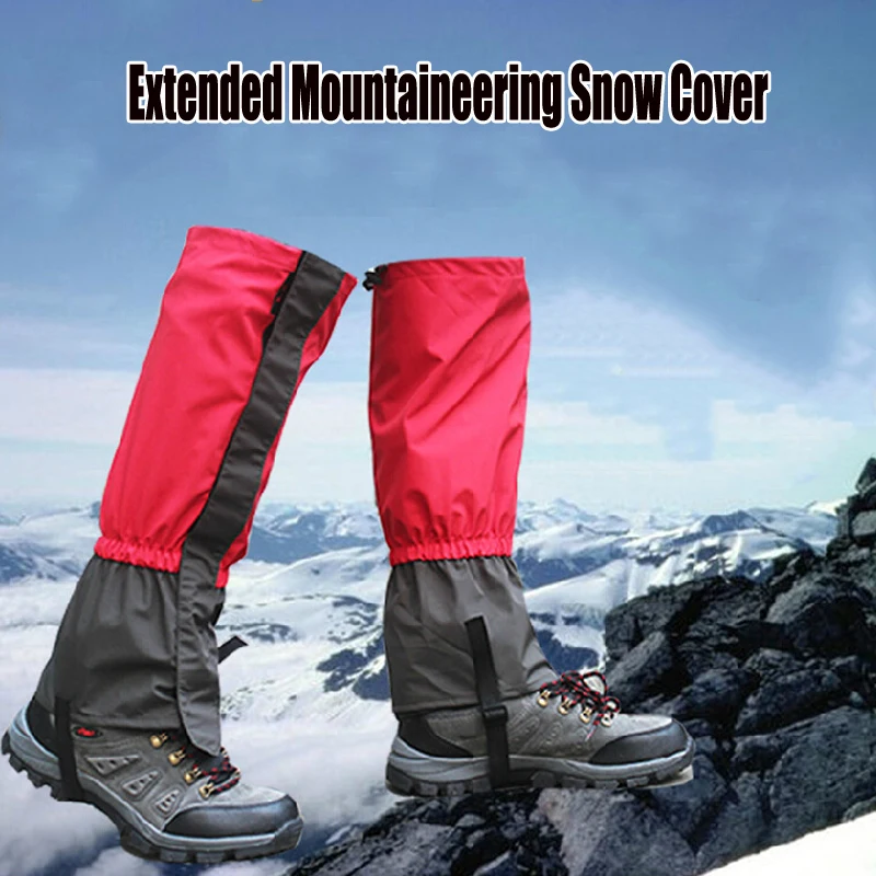 

Outdoor Snow Kneepad Skiing Gaiters Hiking Climbing Leg Protection Protection Safety Waterproof Leg Warmers New