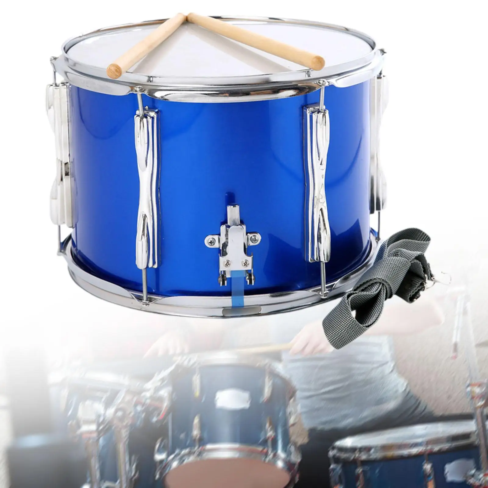 13" Snare Drum Portable Percussion Instrument for Kids Beginners Boys Girls