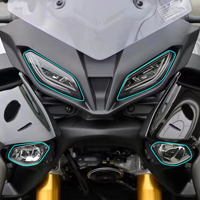 

A set of headlight and taillight protection film use for TRACER 9GT motorcycle accessories