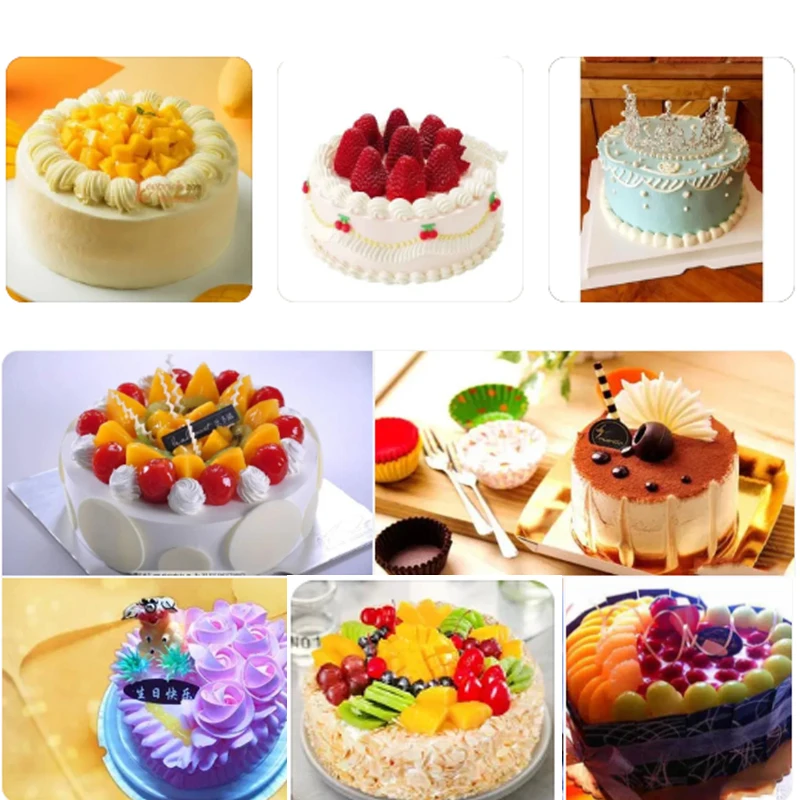 Automatic Round Birthday Cake Cream Icing Spreading Decorating Cakes  Frosting Coating Depositor Smoother Machines Machine - Food Processors -  AliExpress