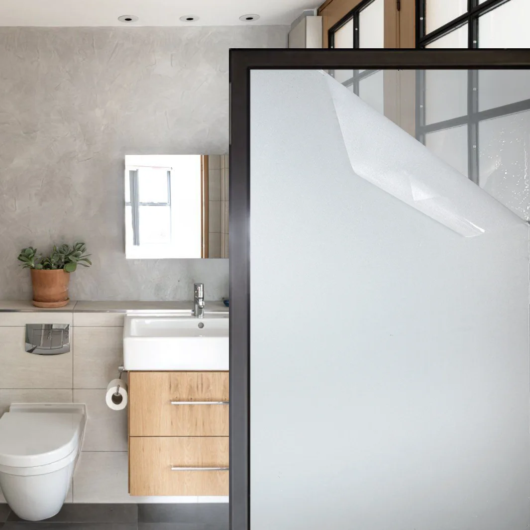 2/3/5 Meter Matte Frosted Window Film Privacy Protective Decorative Glass Tint Film for Home Opaque Self Adhesive Window Sticker