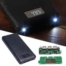 

Power Bank Nesting Solderless Handwork LED Display Screen 7x18650 Power Bank DIY Shell for Mobile Charger