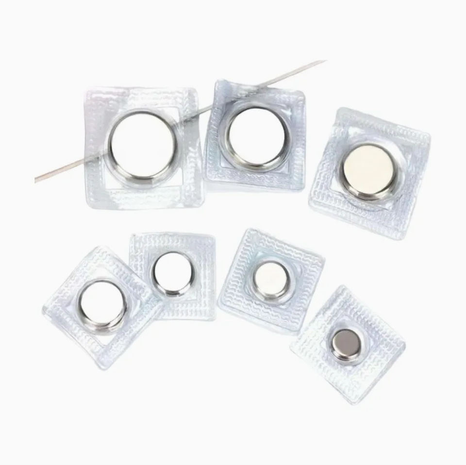Waterproof Magnetic Snaps Strong Button Magnets PVC Covered Sew in Magnet