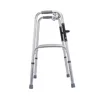 Deluxe One Button Folding Walker Adult Compact Elderly Handicap Medical Walking Aid Two-Button Medical Walkers Without Wheels 3