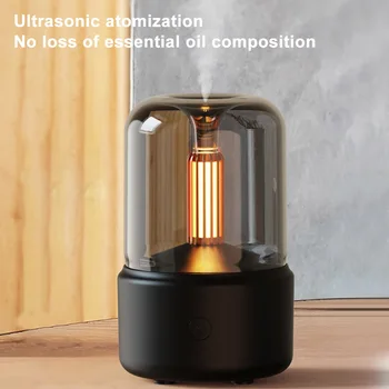 Home Aromatherapy Diffuser Light Cool Mist Essential Oil Diffuser Aroma Humidifier Candle Light Fragrance Diffuser Room Decor 1