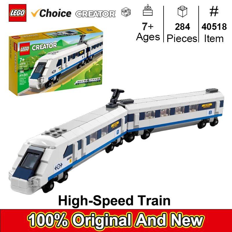 Lego-40518 Creator High-Speed Train 2, connected carriage, which