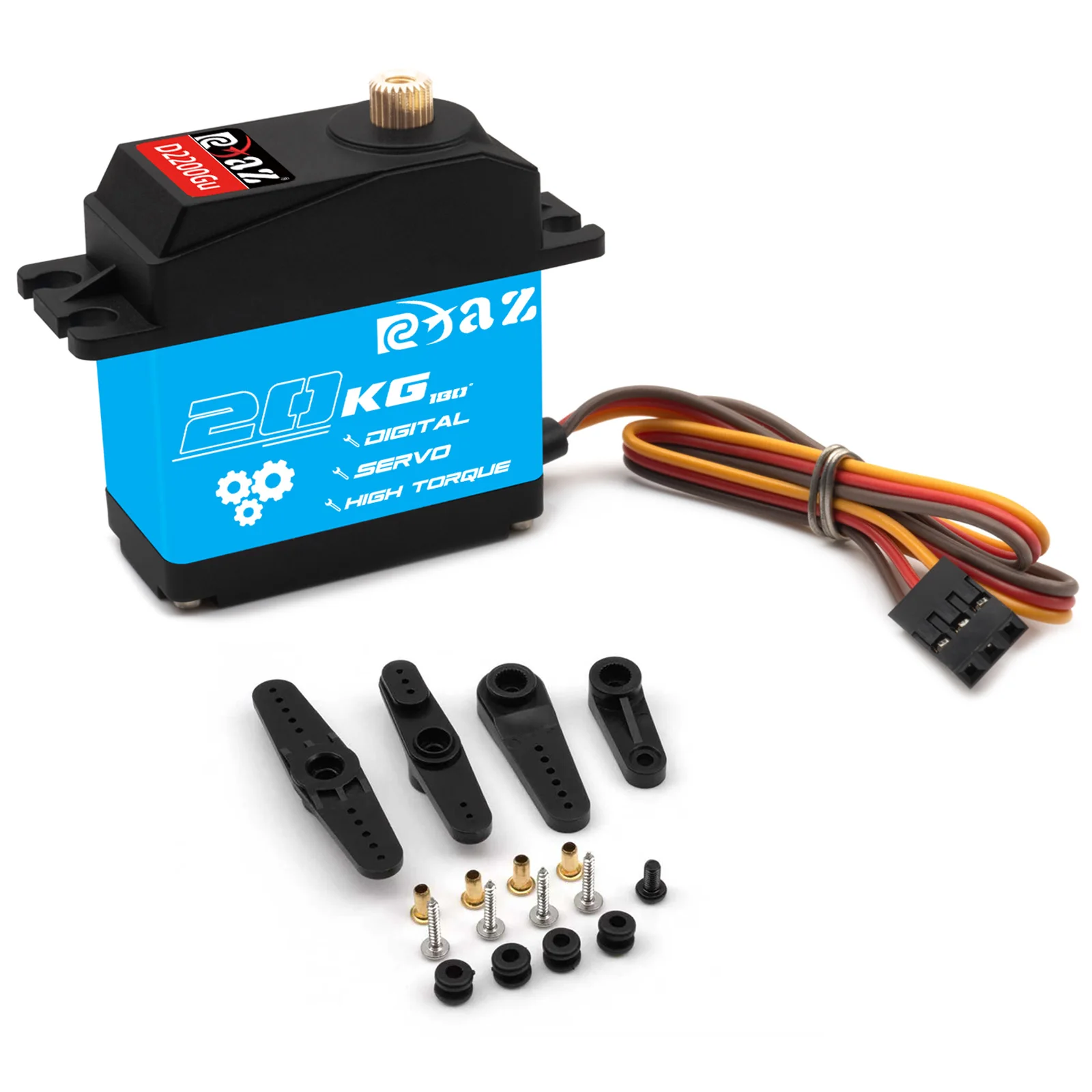 Servo de direction étanche 25KG pour bateau RC