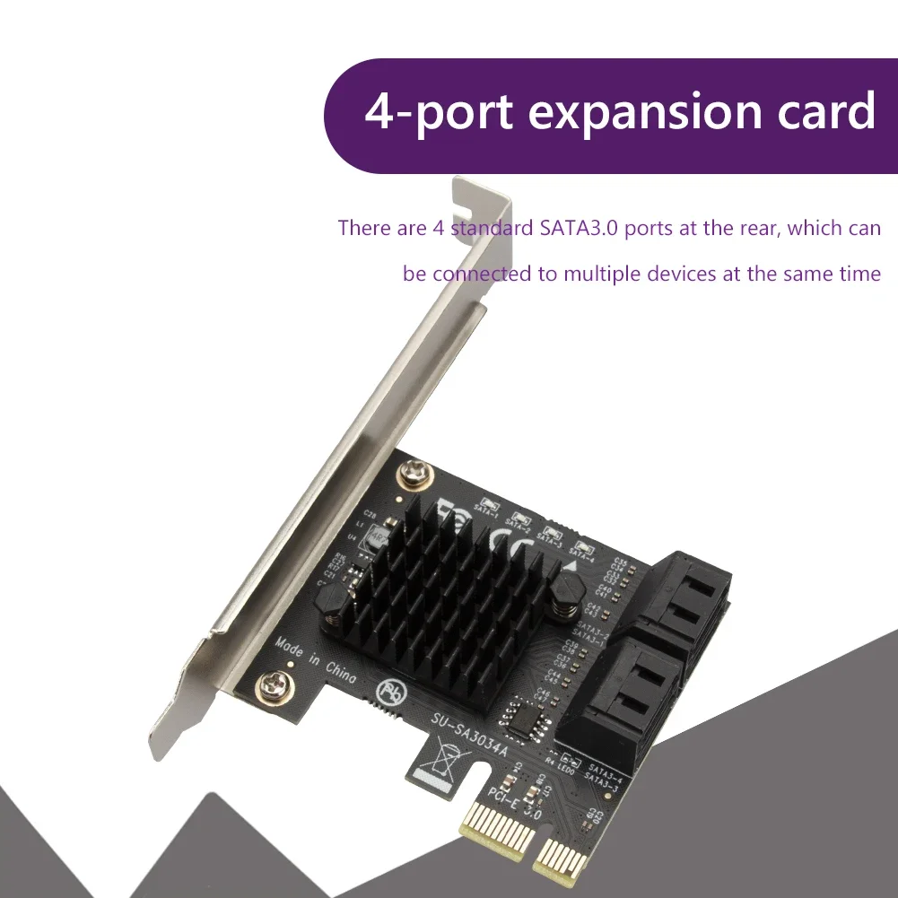 ���� ī�� USB ���̺� Ȯ�� �����, SATA III PCI E Express 3.0 X1 ��Ʈ�ѷ� Ȯ�� ī�� �����, 4 ��Ʈ, 6Gbps
