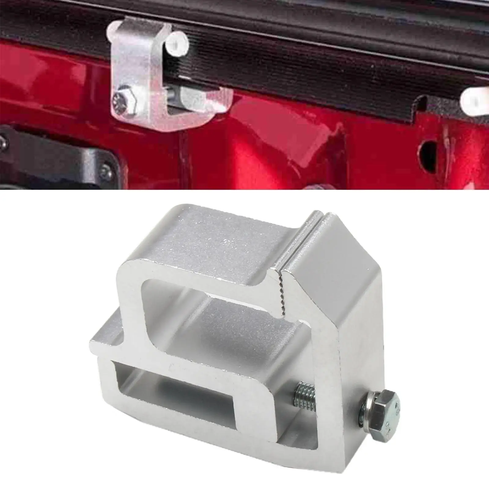 1pcs Tie Downs clamp Truck Cap Topper Camper Shell Mounting Clamps for Pickup Truck Add anchor points