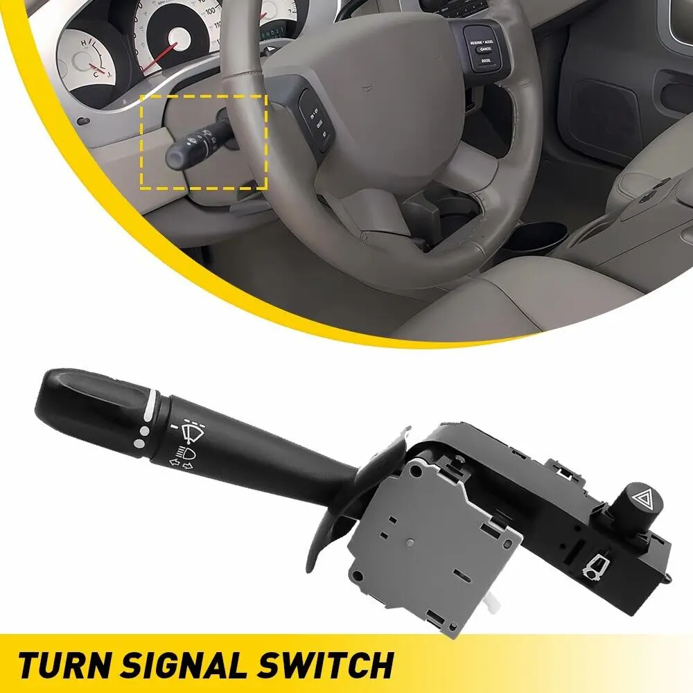 

Car Turn Signal Windshield Washer Hazard Light Combination Lever Switch Compatible For Ram 1500 2500 3500 4500 5500 56049823AB