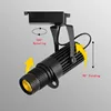 Theater Stage Zoom Spotlights, COB Focus Logo Projector Track Lights,Industrial Gobo Lights for Company Restaurant Store Wedding 3