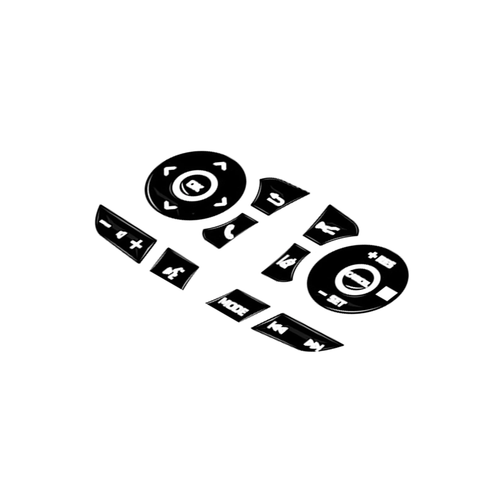 도요타 캠리 2018-2019 용 블랙 에폭시 기어 시프트 단추 커버 트림 스티커, 12 개