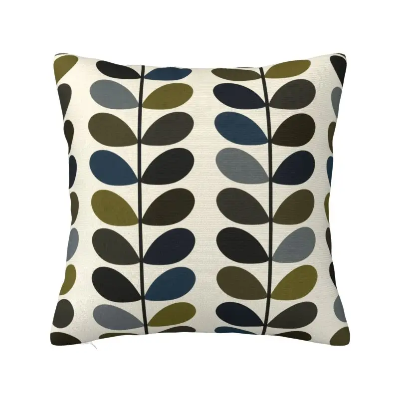 

Nordic Style Scandinavian Orla Kiely Multi Stem Cushion Cover 45x45cm Velvet Throw Pillow for Car Square Pillowcase