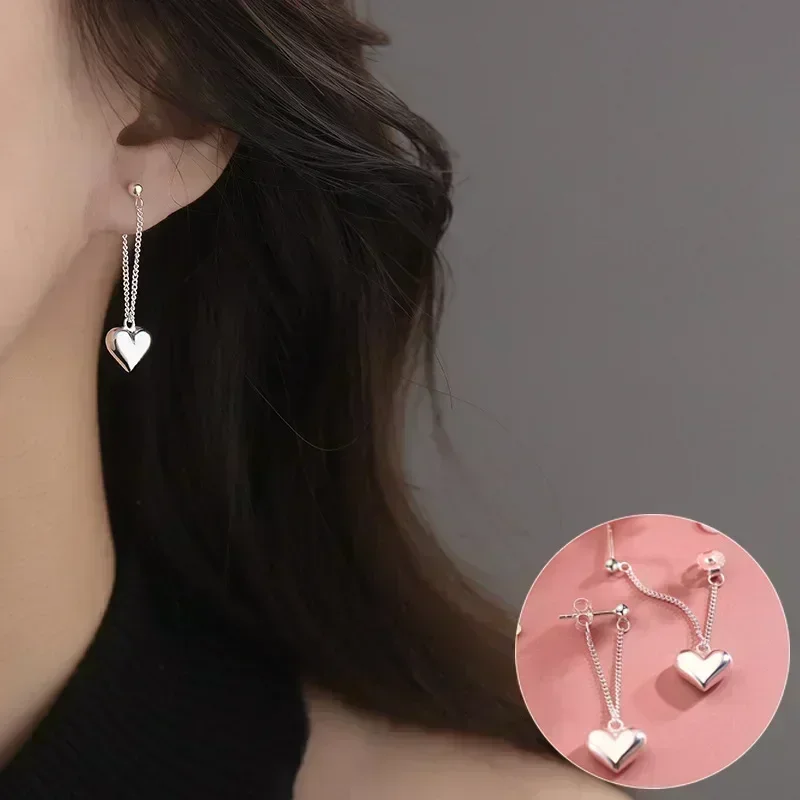 Heart Chain Earring