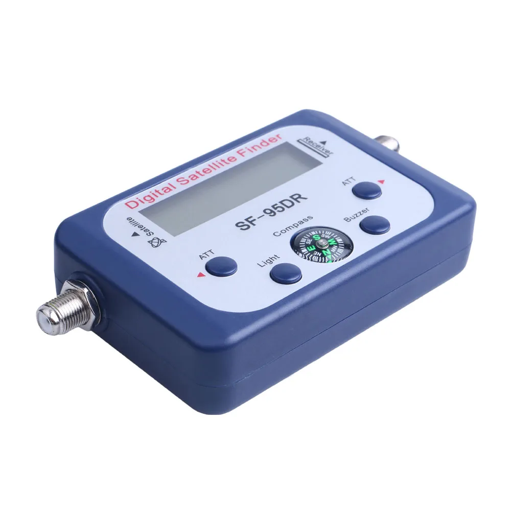 LCD Display Digital Satellite Finder SF-95DR Meter Satlink Receptor TV Signal Receiver Sat Decoder Satfinder Compass FTA TV BOX