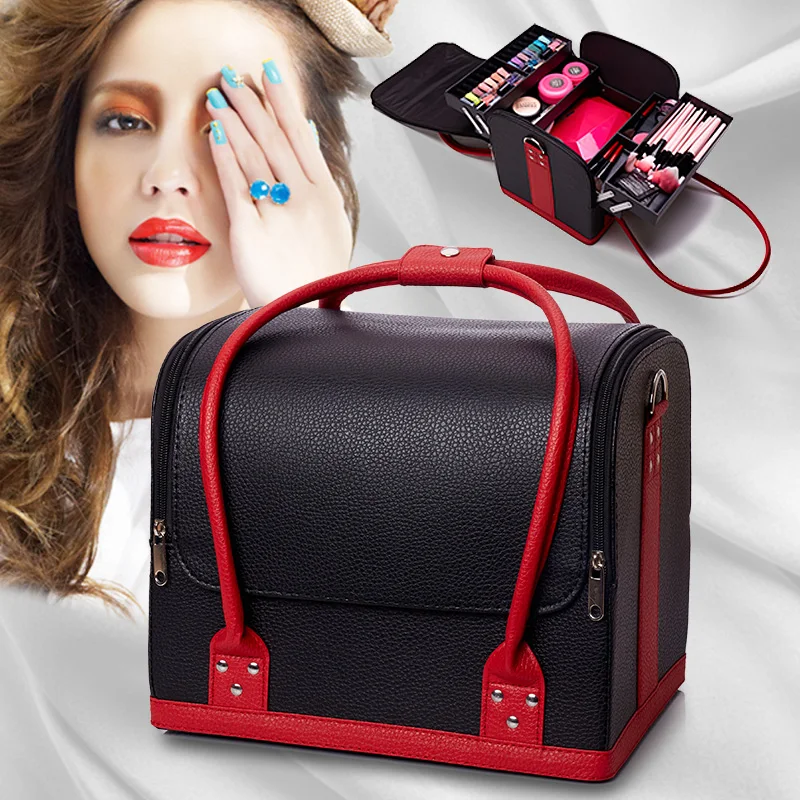 

Large Capacity Professional Portable Portable Cosmetic Bag